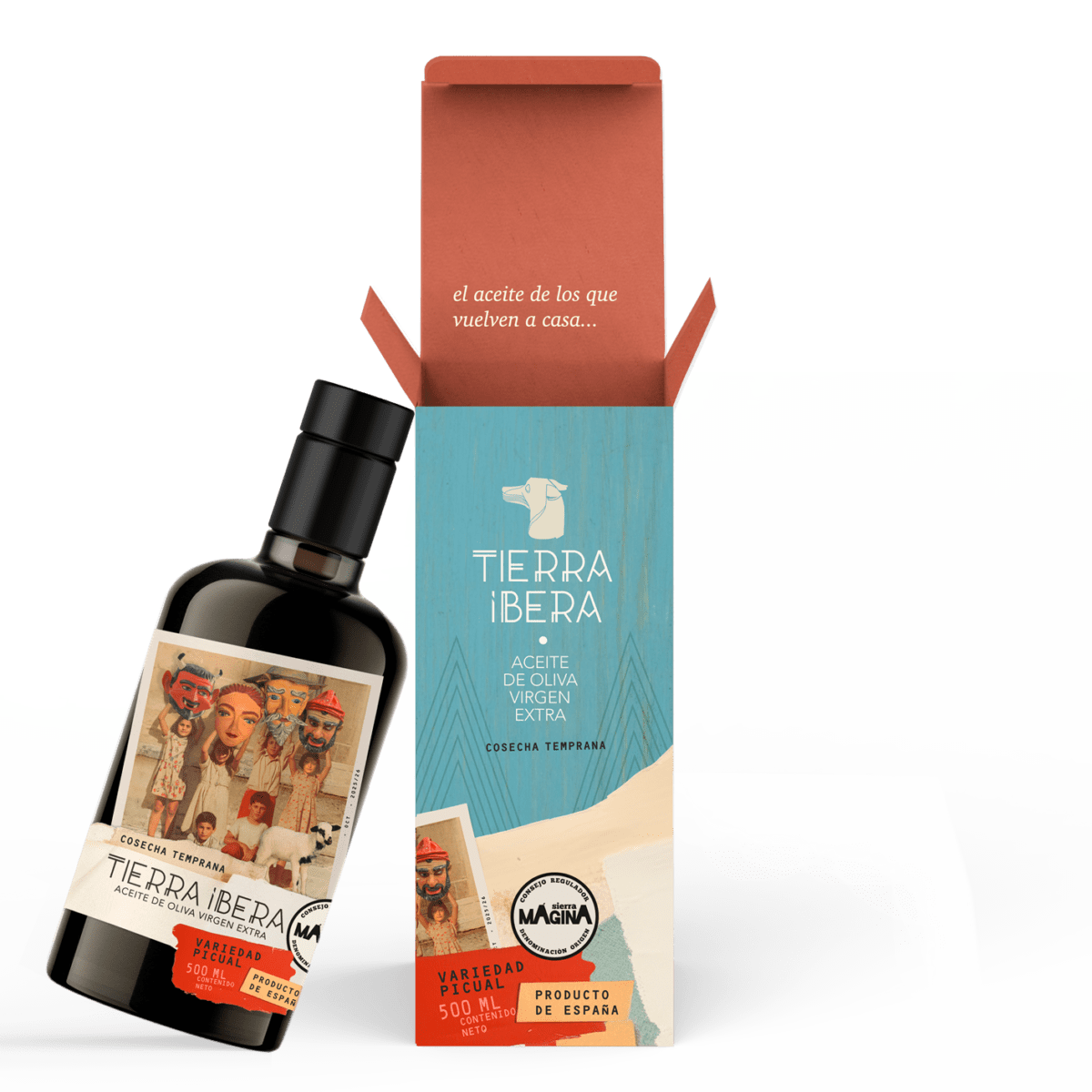 Aceite de Oliva Virgen Extra D.O. Tierra Ibera Selección Temprana (6 Unidades de 500 Ml)