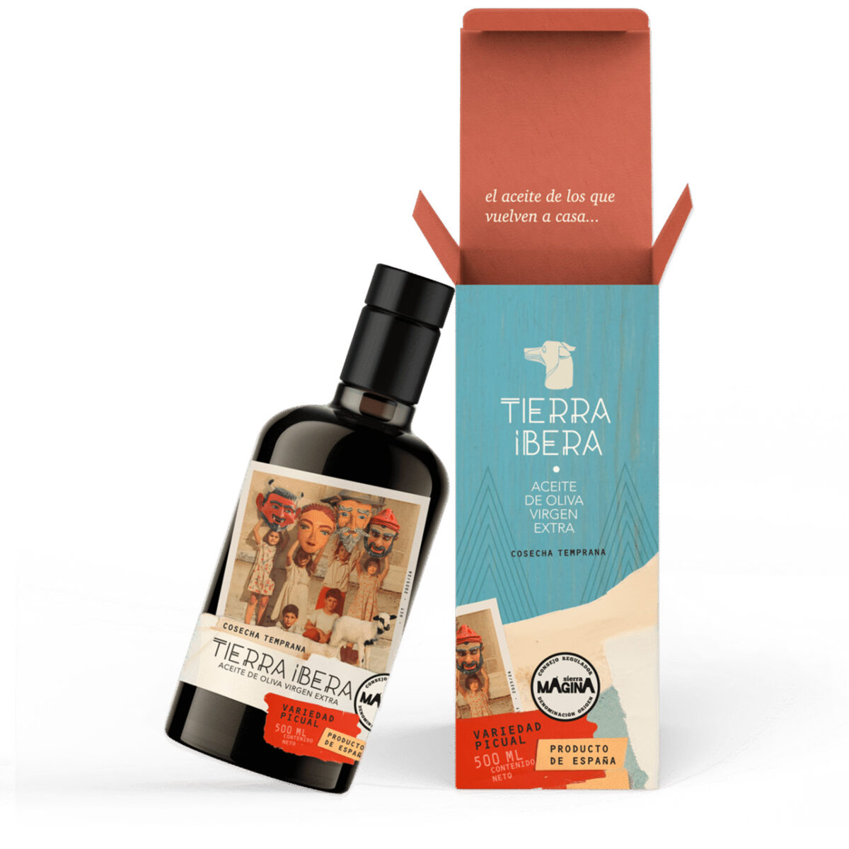 Aceite de Oliva Virgen Extra D.O. Tierra Ibera Selección Temprana (6 Unidades de 500 Ml)